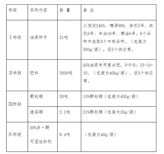 內(nèi)容及標段設置